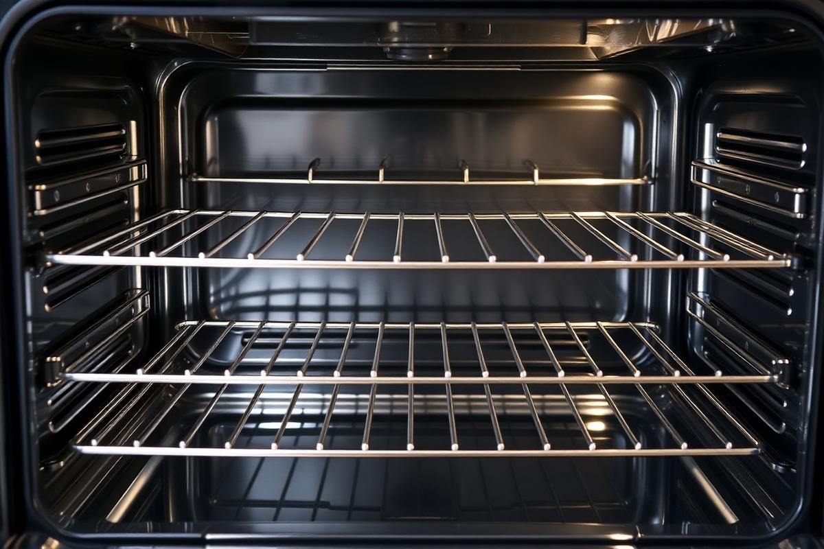 Oven after cleaning